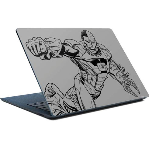 DC Comics Cyborg Comic Pop Surface Laptop Skin